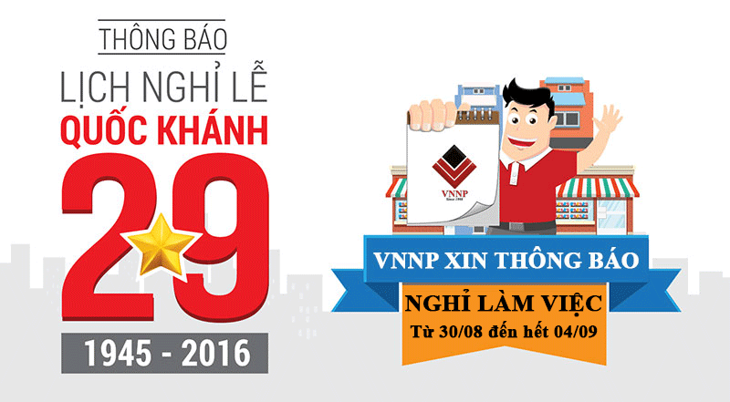Thông báo nghỉ lễ 02/09