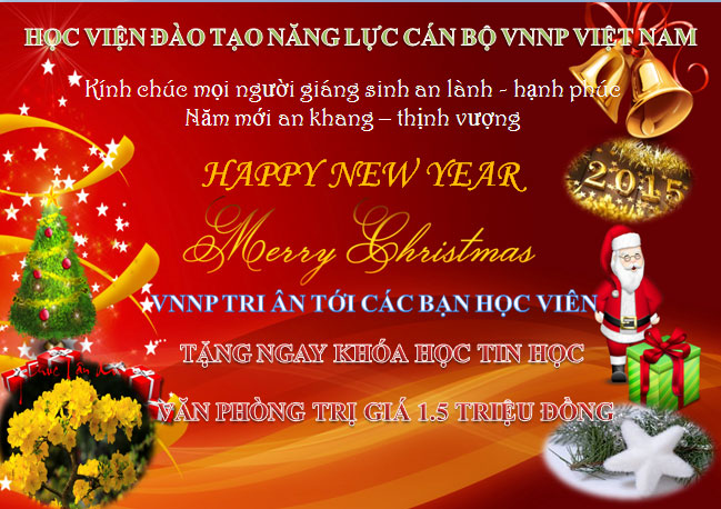 Merry Christmas and Happy New Year